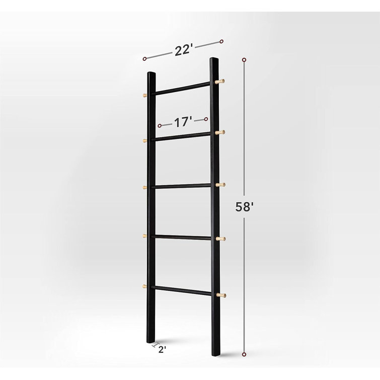 Hokku Designs Victorea 58'' Solid Wood Blanket Ladder Wayfair